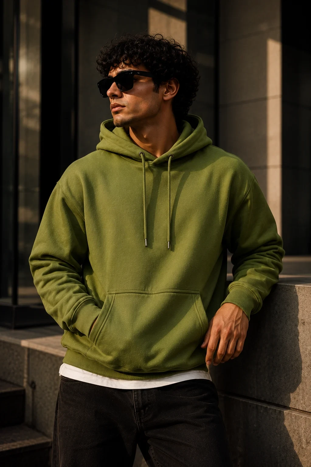 Olive Green 100% Cotton F...